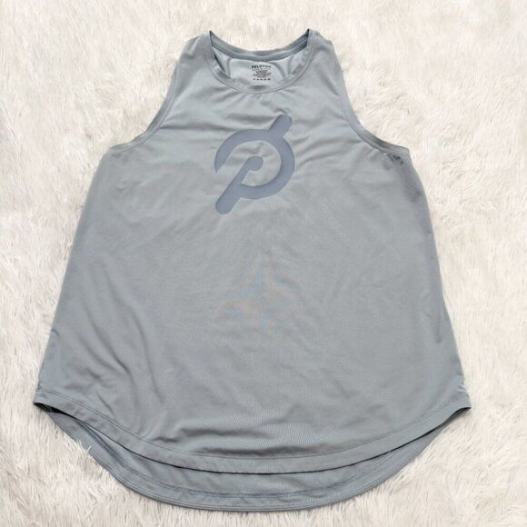 Women Peloton Distance Shirttail Tank Top Workout in Blue Gray Size Large - Picture 3 of 6